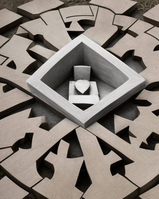 "Bury and Mourn," by PJ Cornell, created using [StarryAI.Com].